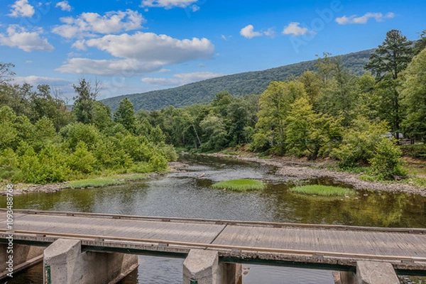 Obraz River in the mountains