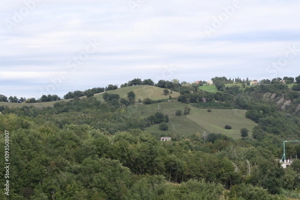 Obraz Italian mountain landscape with trees