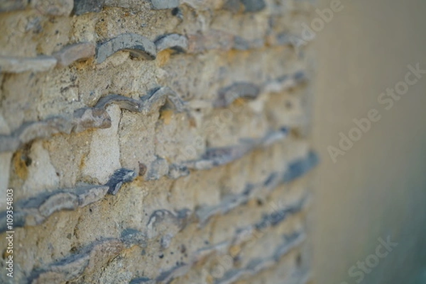 Fototapeta 古代の伝統的な土壁