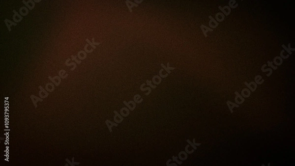Fototapeta A deep abstract gradient background with warm brown and dark red hues, featuring a subtle grainy texture, ideal for elegant designs and wallpapers