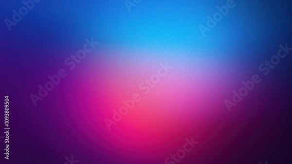 Fototapeta Blurred color gradient purple pink blue grainy color gradient background
