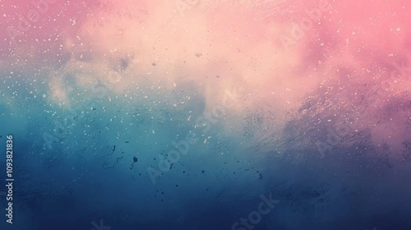 Fototapeta An abstract background with a soft, dreamy, and colorful gradient of pink, blue, and yellow.