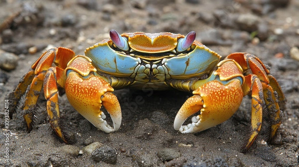 Fototapeta crab on the beach