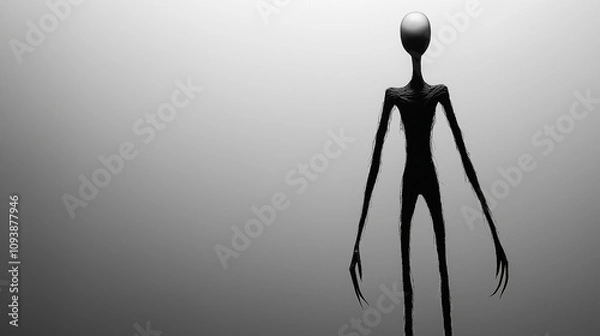 Fototapeta 佇む未確認生物（UMA）