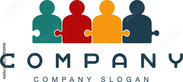 Obraz Logo Puzzlemänchen