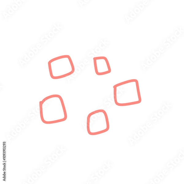 Obraz texture organic doodle 