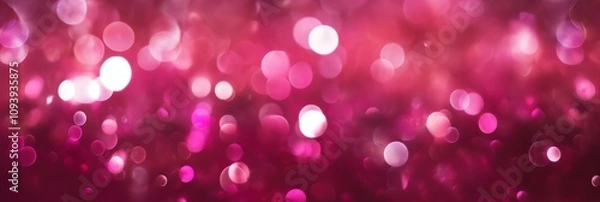 Fototapeta Vibrant Abstract Bokeh Background with Blurred Light in Shades of Pink and Purple for Creative Design and Artistic Projects