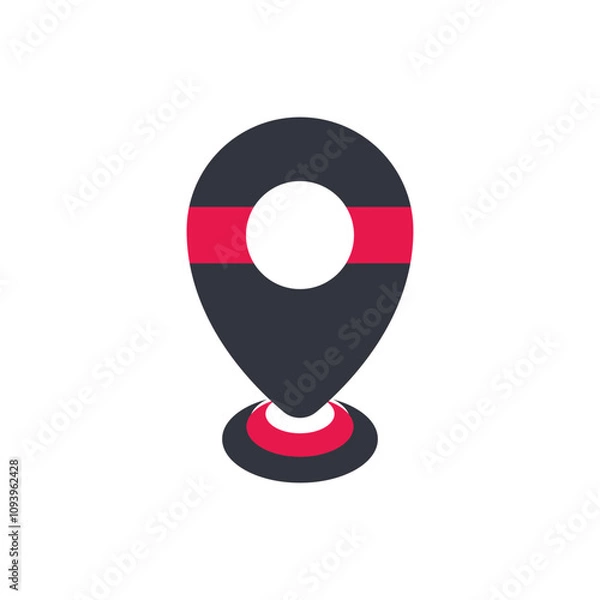 Obraz Location Logo Template Icon