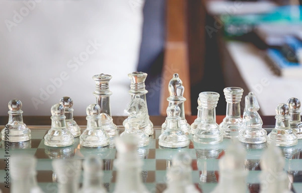 Obraz Prepare to start a chess game