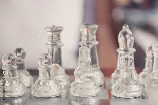 Obraz Prepare to start a chess game