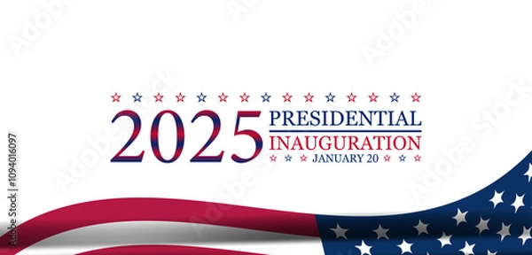 Fototapeta A Glimpse into the Future The 2025 Presidential Inauguration on January 20