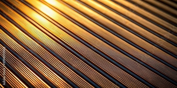 Fototapeta Top View of Diagonal Pinstripe Texture Background with Subtle Shadow Play, Ideal for Abstract Design, Fashion Themes, and Modern Art Concepts