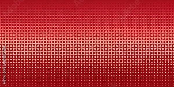 Obraz Abstract Red and White Geometric Pattern with Gradient Effect