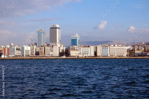 Obraz Embankments of Izmir, Turkey. Izmir is the third most populous city in Turkey