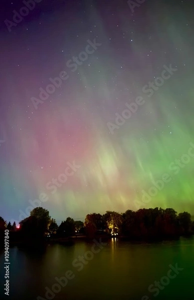 Obraz Aurora Lights lit up the sky