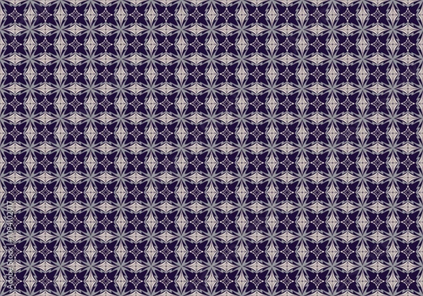 Fototapeta Ethnic tribal patterns in seamless geometric patterns.