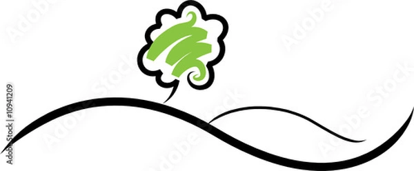 Obraz Tree on a Hill