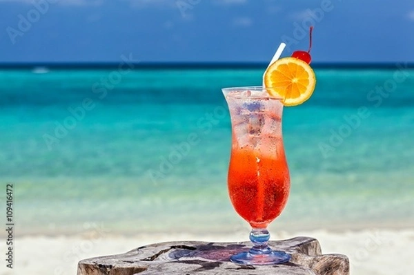 Obraz Cocktail on a beach