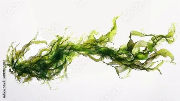 Obraz Abstract Seaweed Swirl