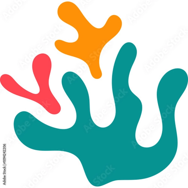 Obraz Abstract Matisse Leaves