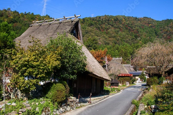 Fototapeta 美山かやぶきの里