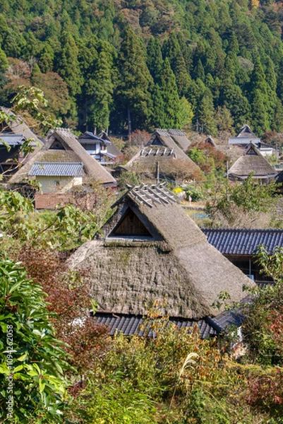 Fototapeta 美山かやぶきの里
