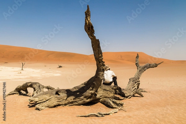 Obraz Lonely man dreaming