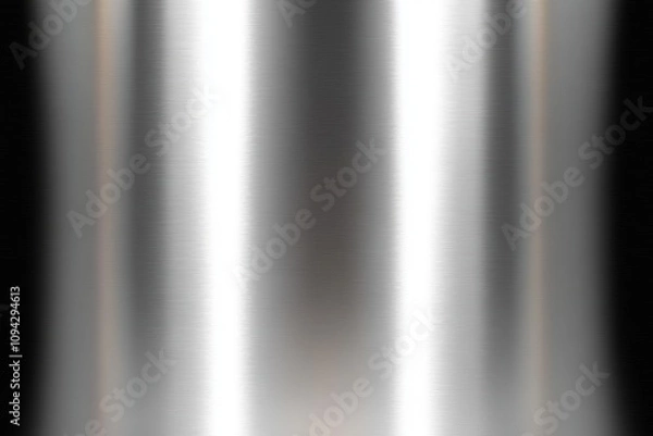 Fototapeta Metallic Gradient Background Gray White Smooth Reflective Surface High Resolution
