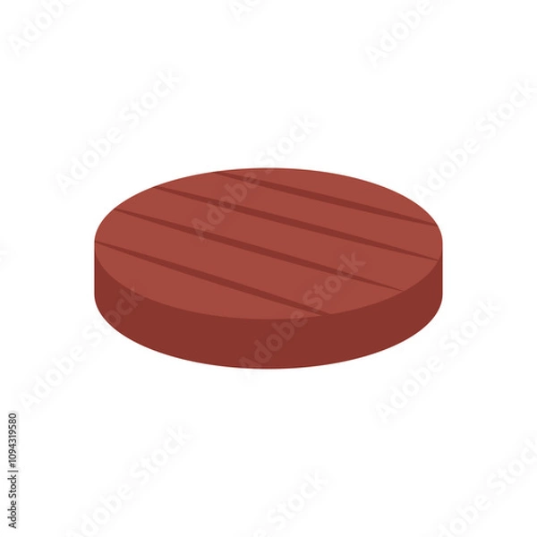 Obraz Meat Cut Vector lllustration - 15