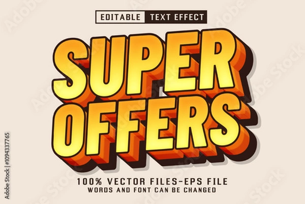 Obraz Sale Offers Editable Text Effect