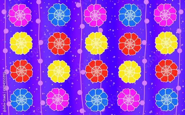 Fototapeta easter pattern