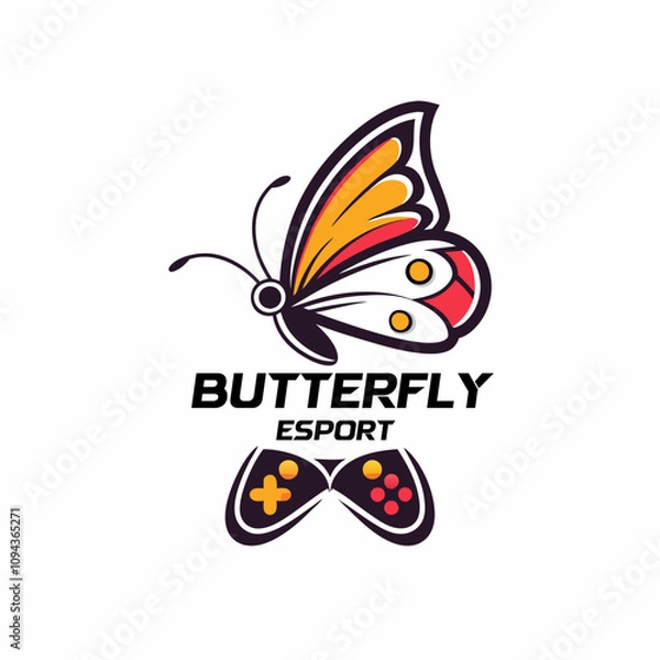 Obraz BUTTERFLY LOGO ESPORT