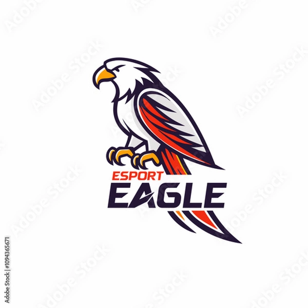 Obraz esport logo eagle
