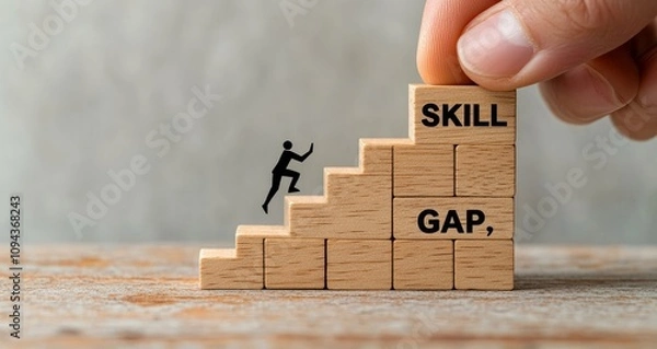 Fototapeta Skill Gap Analysis and Strategies for Identifying Training Needs for Workforce Development and Improvement