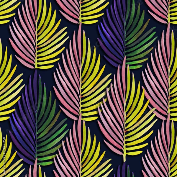 Obraz Seamless watercolor pattern
