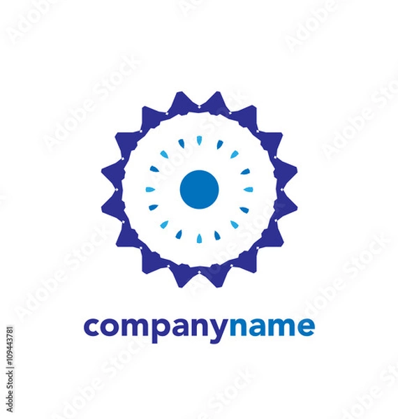 Fototapeta Abstract Vector Logo Design Template. Creative Concept Icon
