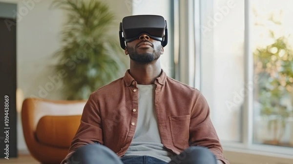 Fototapeta Digital therapy tools utilized in Silicon Valley, USA, showcasing cutting-edge tech for emotional well-being