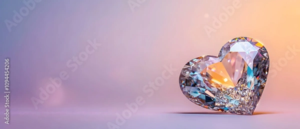 Obraz The beauty of diamonds and their luxury suit the beautiful scenery. For couples or ladies, look good and stylish. and space for writing text