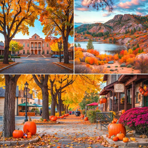 Fototapeta A Fall Day In Prescott
