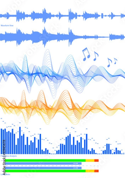 Fototapeta Sound Visualization