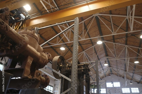 Fototapeta Old machinery in a store