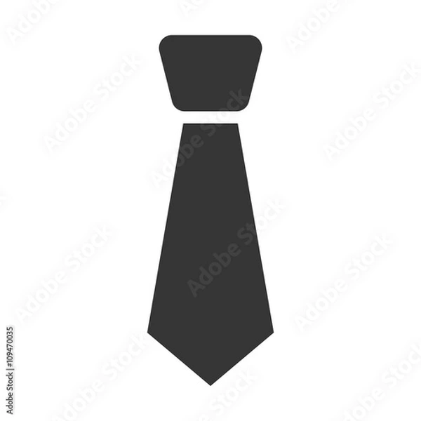 Obraz Tie flat icon. Illustration for web and mobile design.