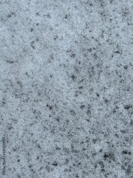 Obraz Snow on the ground closeup texture