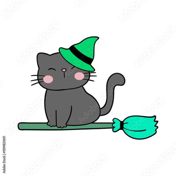 Obraz Cat sticker design 