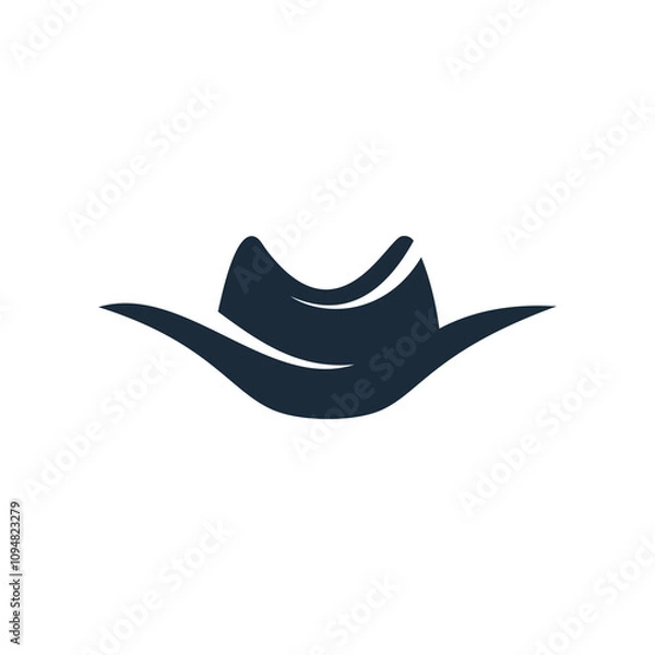 Obraz cowboy hat logo
