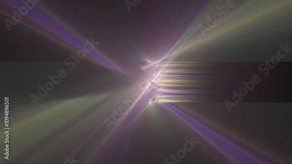 Obraz Sfondo scuro con fasci di luce colorati