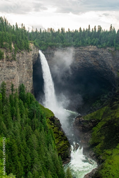 Obraz waterfall in the forest