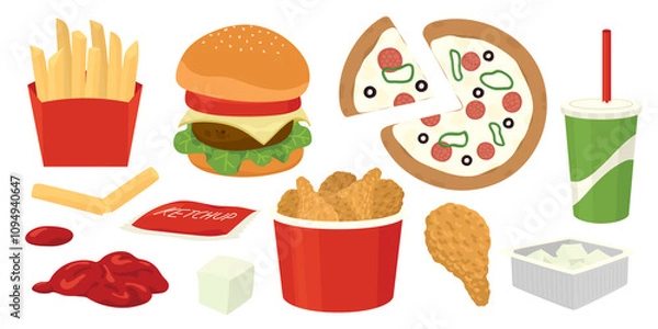 Fototapeta 패스트푸드