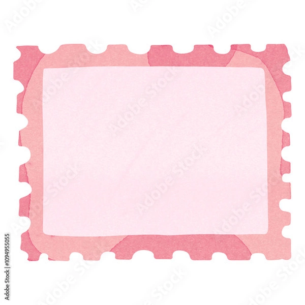 Fototapeta pink background with frame for text