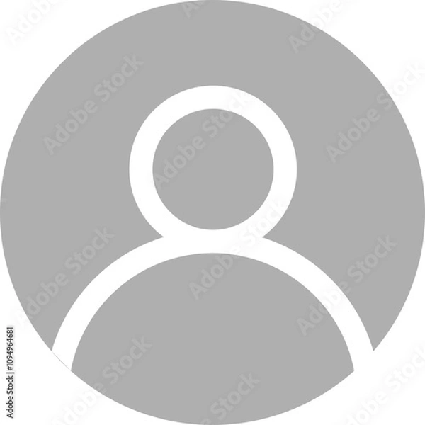 Fototapeta profile icon. Person icon. Information icon symbol. user person icon
